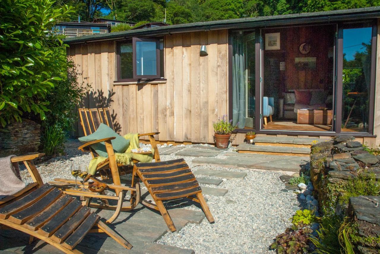 Little Kestrel Cabin Pennal Extérieur photo