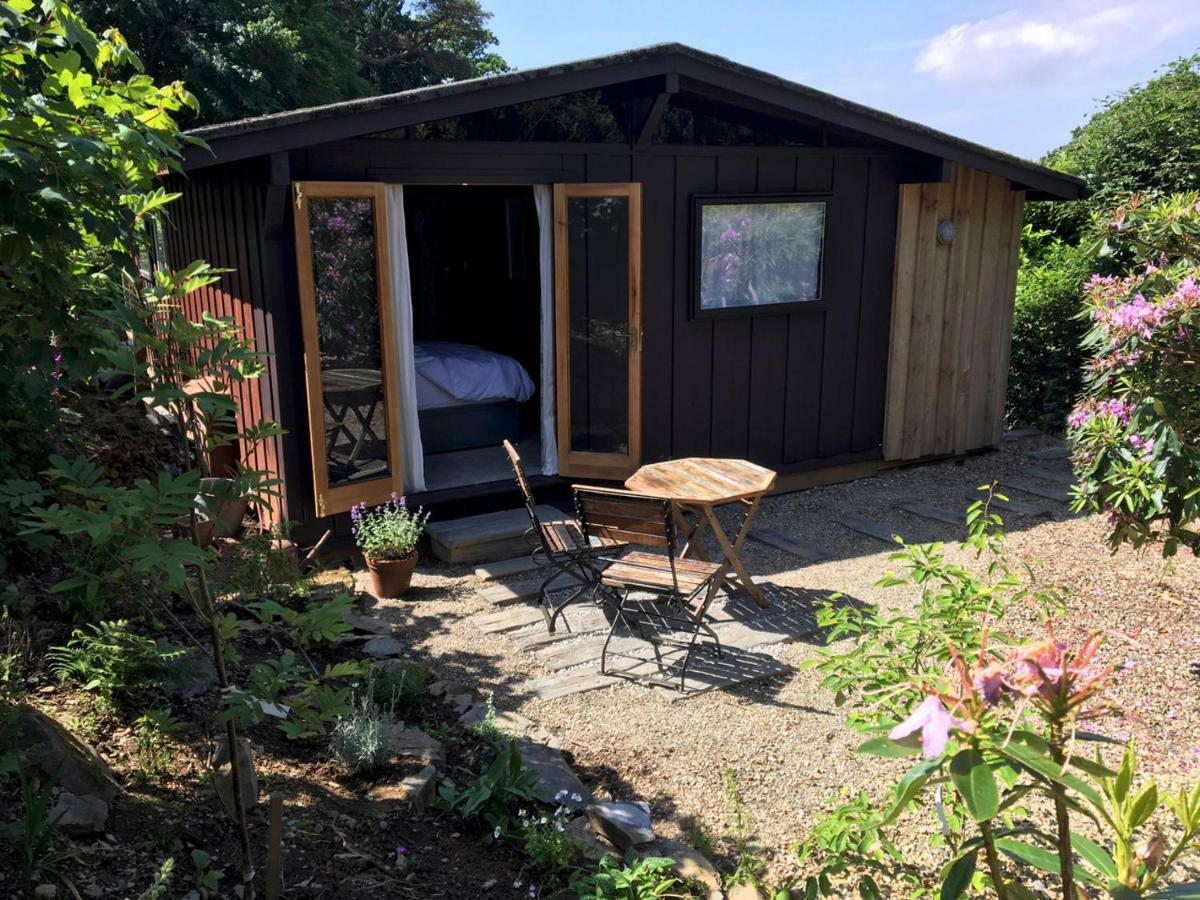 Little Kestrel Cabin Pennal Extérieur photo