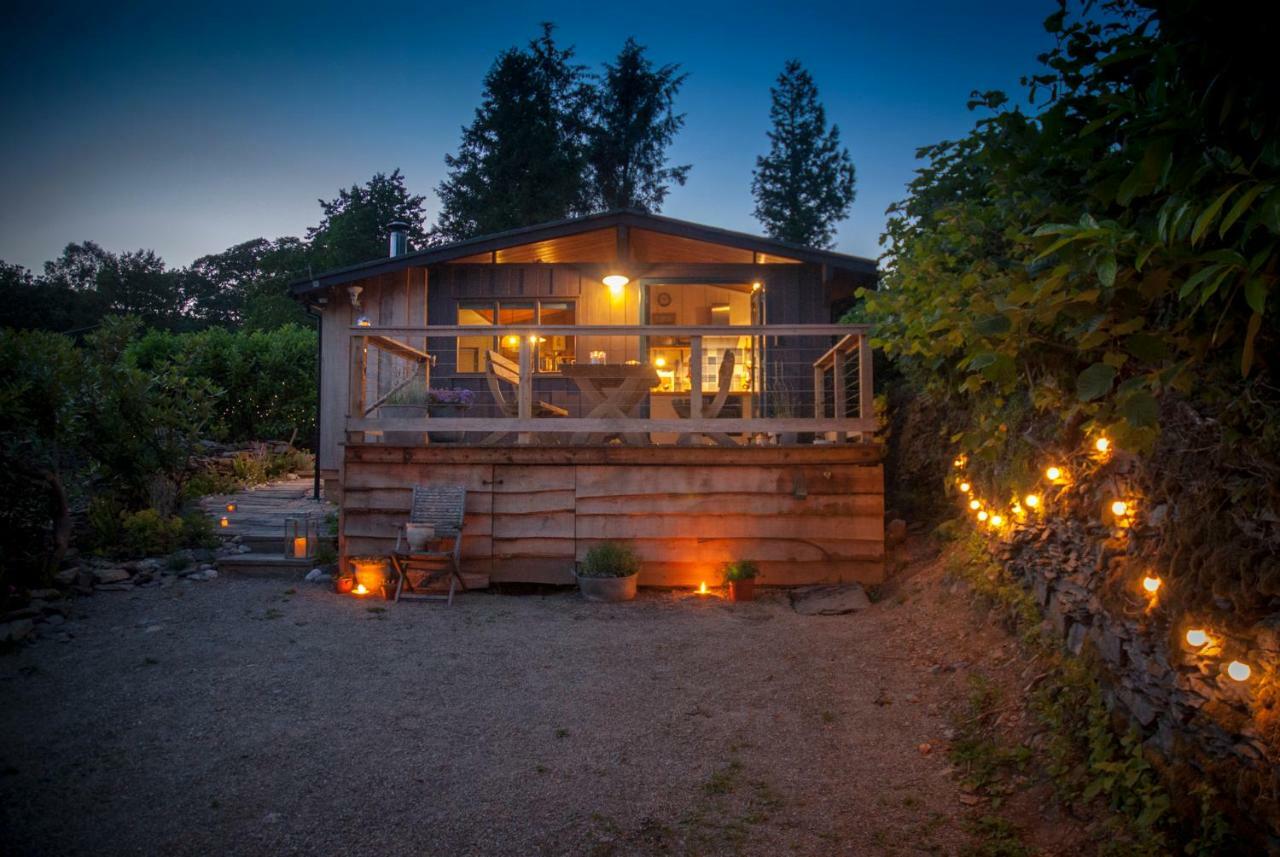 Little Kestrel Cabin Pennal Extérieur photo